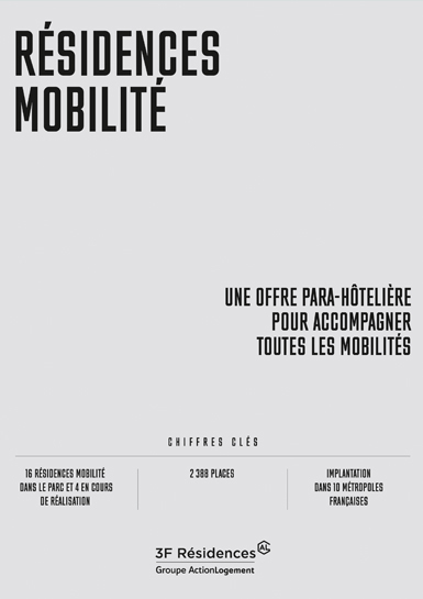 Résidences mobilités : couverture de la plaquette de présentation 2024