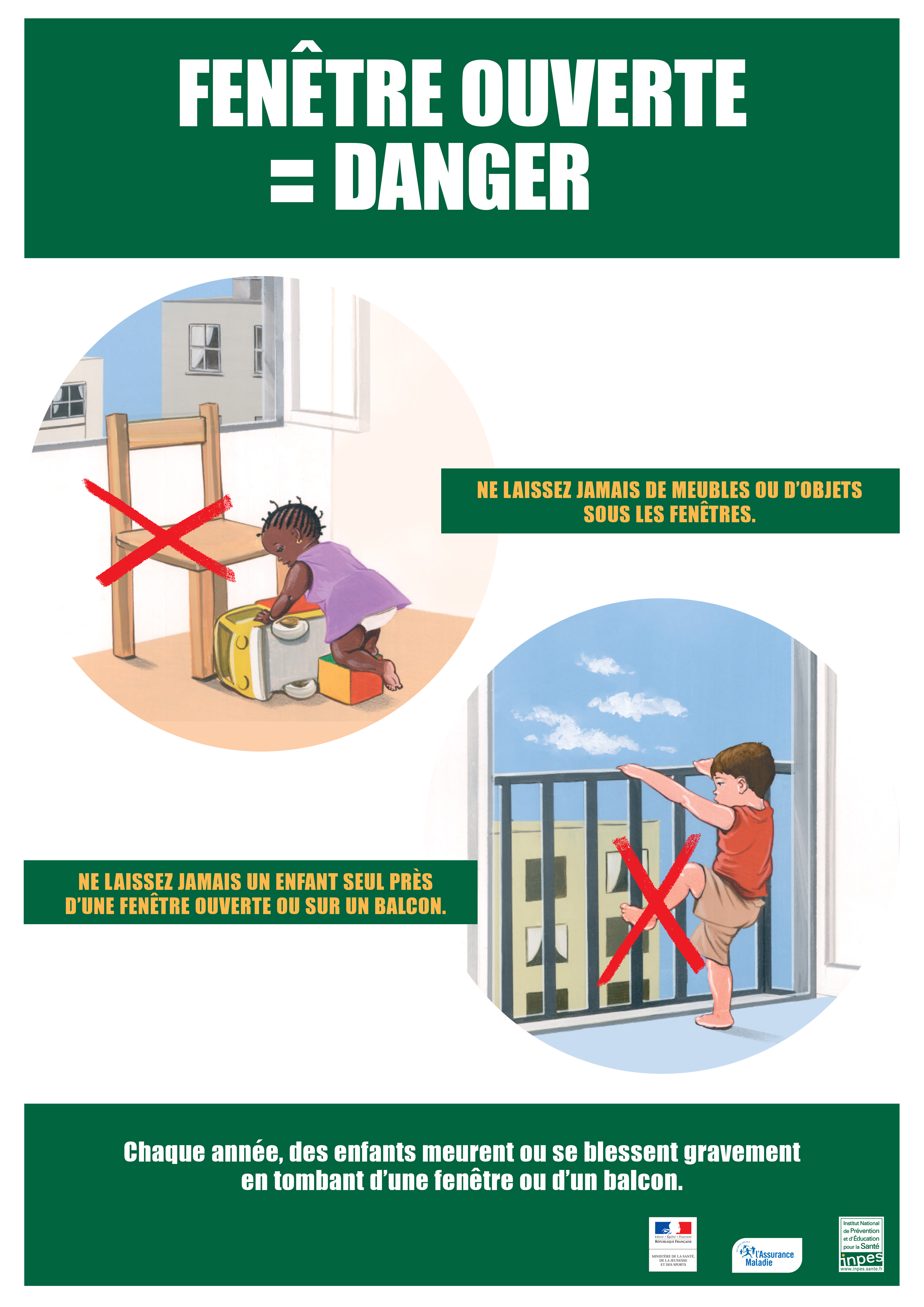 Attention aux chutes !