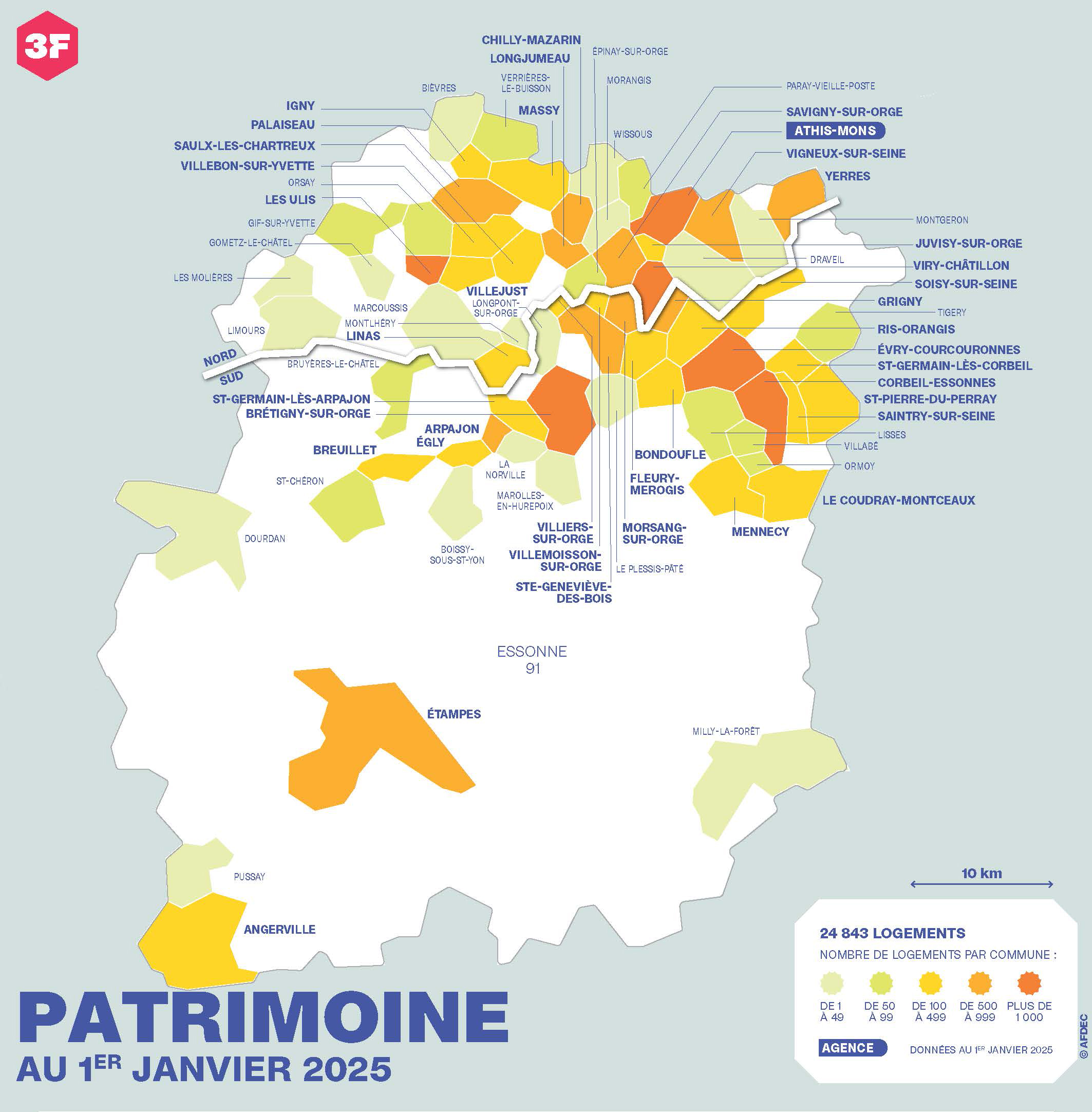 Patrimoine d'I3F en Essonne