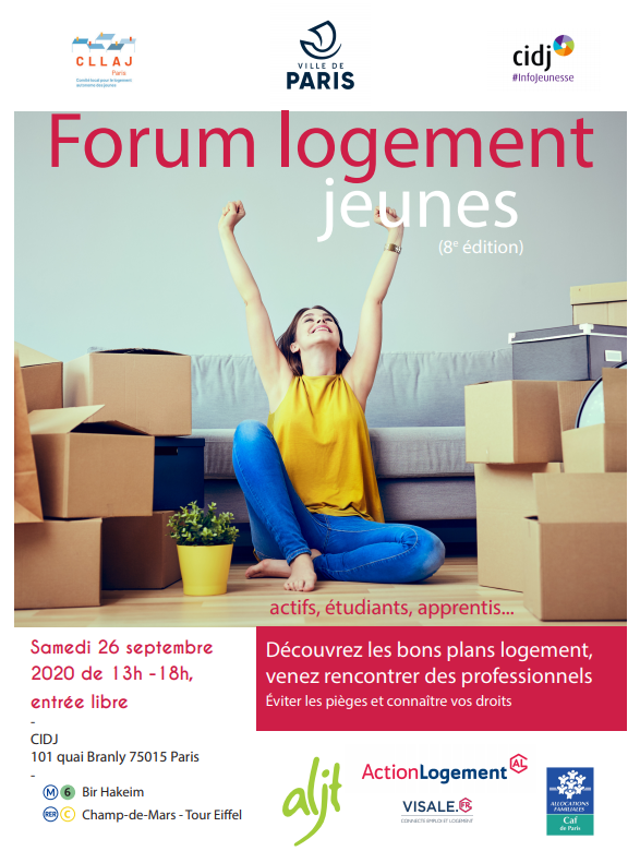 Affiche 8e Forum Logement Jeunes