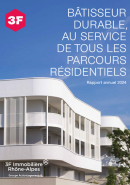 Couverture du rapport d'activité 2024 d'Immobilière Rhône-Alpes