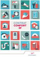 Couverture flyer de présentation du Contrat Confort
