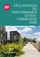 Couverture de la déclaration de performance extra-financière 2024 du Groupe 3F