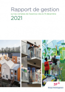 couverture du Rapport de gestion 2021 de 3F et Immobilière 3F
