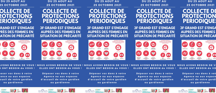 collecte de protections périodiques