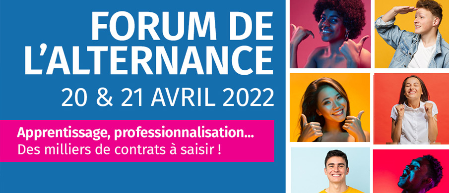 Affiche 27e Forum de l'alternance, Paris, 20 & 21 avril 2022