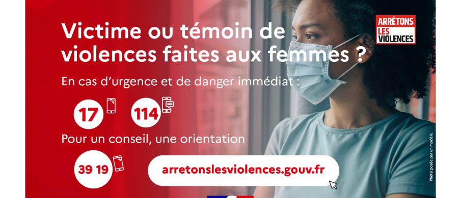 Violences faites aux femmes : alertez !