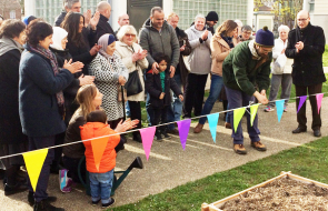 Inauguration du jardin partagé à Gennevilliers (92) ex-Cité Rouge
