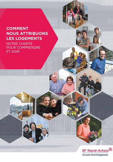 Couverture de la charte d'attribution 3F Nord-Artois 2020