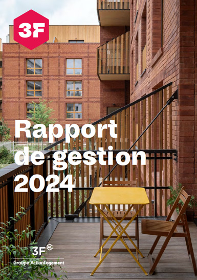 couverture rapport d'activité 3F 2024
