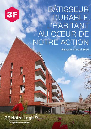 Couverture du rapport d'activité 2024 de 3F Notre Logis
