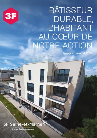 Couverture rapport d'activité 2024 de 3F Seine-et-Marne