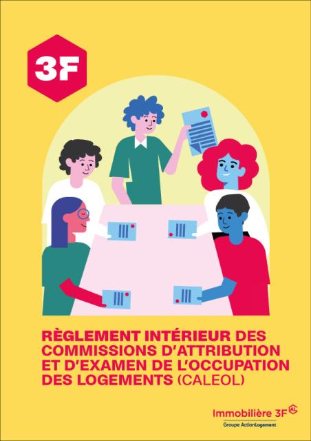 Couverture Règlement intérieur des CALEOL d'I3F