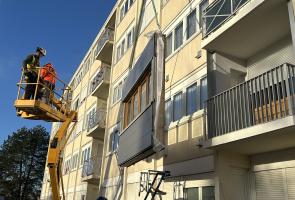 Pose de panneau d'isolation thermique extérieur à Thiais