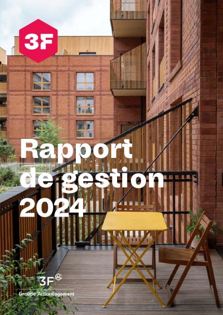 Couverture du rapport de gestion 3F / Immobilière 3F 2024