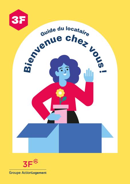 Couverture du Guide du locataire 3F